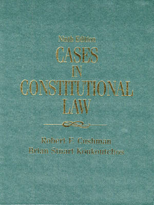 Book cover for Cases in Constitutional Law