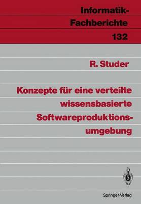 Cover of Konzepte für eine verteilte wissensbasierte Softwareproduktionsumgebung