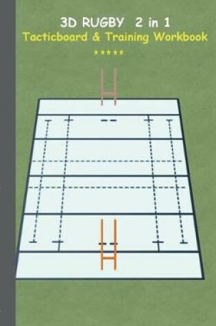 Cover of 3D Rugby 2 in 1 Tacticboard and Training Book