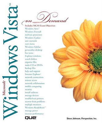 Book cover for Microsoft Windows Vista On Demand (Adobe Reader)