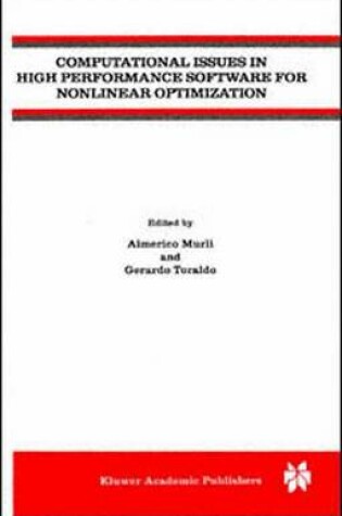 Cover of Computational Issues in High Performance Software for Nonlinear Optimization