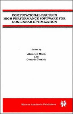 Book cover for Computational Issues in High Performance Software for Nonlinear Optimization