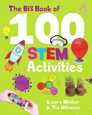 Book cover for The Big Book of 100 STEM Activities