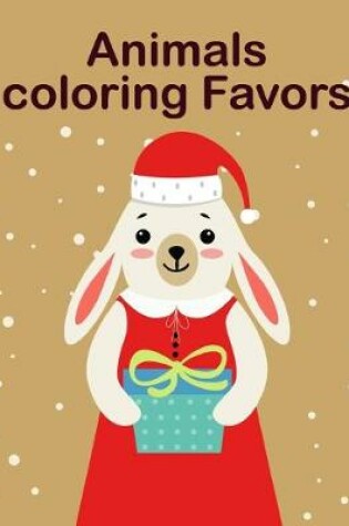 Cover of Animals coloring Favors