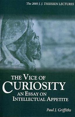 Book cover for The Vice of Curiosity