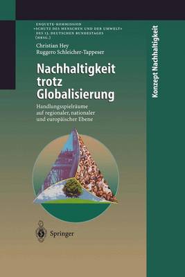 Cover of Nachhaltigkeit Trotz Globalisierung