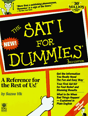 Book cover for The SAT I for Dummies