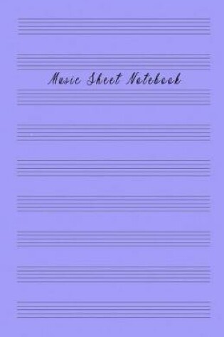 Cover of Music Sheet Notebook