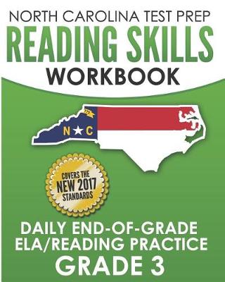 Book cover for North Carolina Test Prep Reading Skills Workbook Daily End-Of-Grade Ela/Reading Practice Grade 3