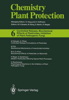 Book cover for Controlled Release, Biochemical Effects of Pesticides, Inhibition of Plant Pathogenic Fungi