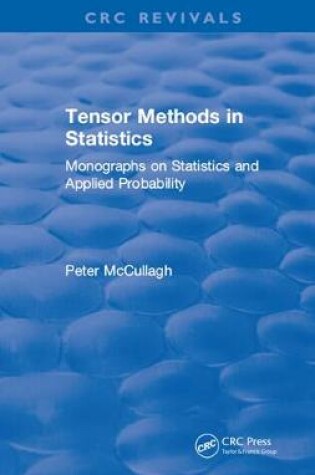 Cover of Tensor Methods in Statistics