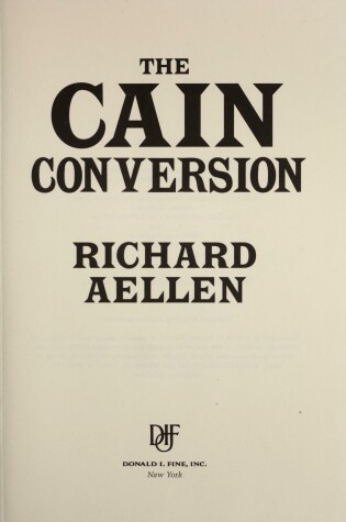 Cover of The Cain Conversion