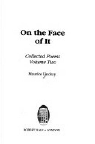 Cover of On the Face of it