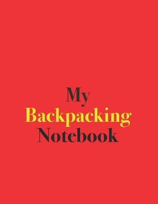 Book cover for My Backpacking Notebook