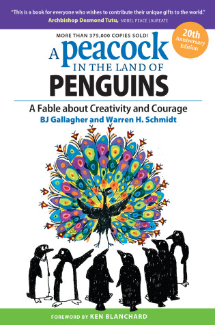 Cover of A Peacock in the Land of Penguins: A Fable about Creativity and Courage