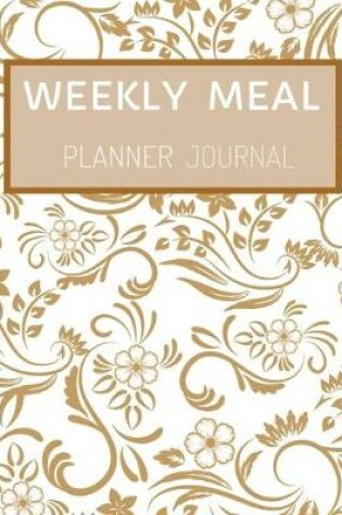 Cover of weekly meal planner journal