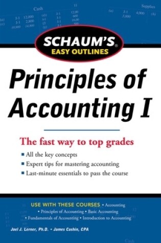 Cover of SCHAUM'S EASY OUTLINE OF PRINCIPLES OF ACCOUNTING