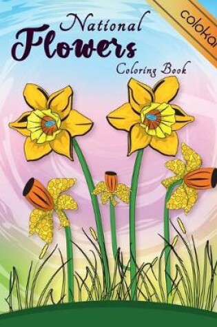 Cover of National Flowers Coloring Book