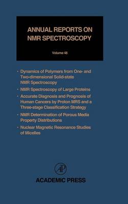 Book cover for Annual Reports on NMR Spectroscopy