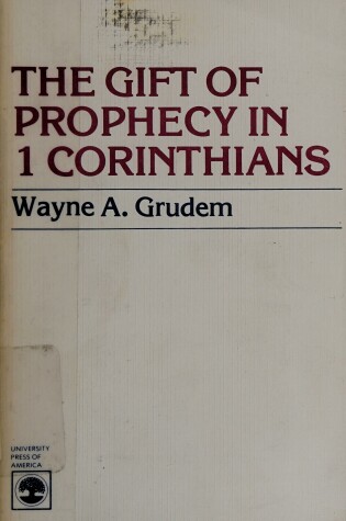 Cover of Gift of Prophecy in I Corinthians