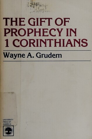 Book cover for Gift of Prophecy in I Corinthians