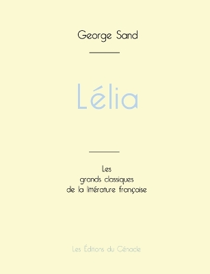 Book cover for L�lia de George Sand (�dition grand format)
