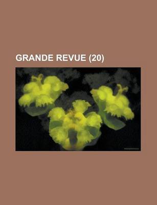 Book cover for Grande Revue (20)