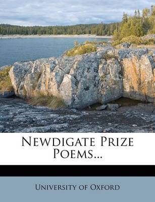 Book cover for Newdigate Prize Poems...