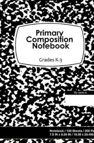 Cover of Primary Composition Notebook