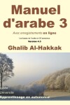 Book cover for Manuel d'arabe en ligne - Tome III - Version 4