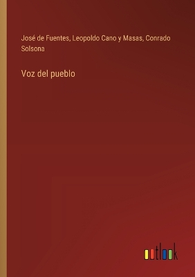 Book cover for Voz del pueblo