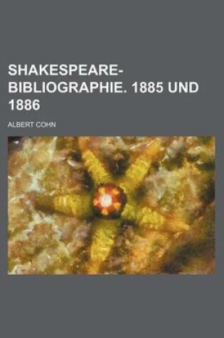 Cover of Shakespeare-Bibliographie. 1885 Und 1886
