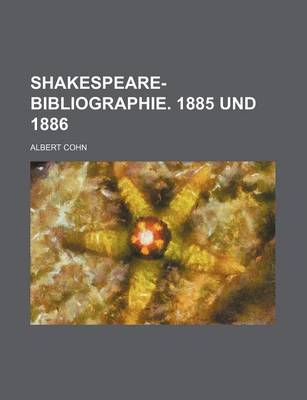 Book cover for Shakespeare-Bibliographie. 1885 Und 1886