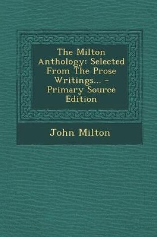 Cover of The Milton Anthology