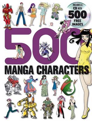 Book cover for 500 Manga Characters