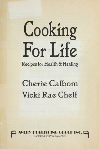 Cover of Cooking for Life