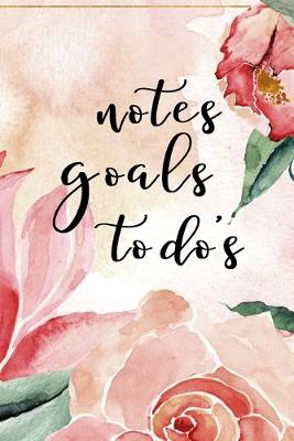 Book cover for Notes Goals To do's