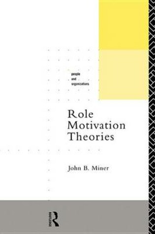 Cover of Role Motivation Theories