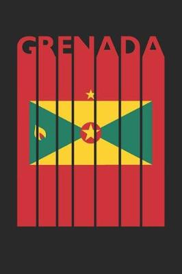 Book cover for Vintage Grenada Notebook - Retro Grenada Planner - Grenadian Flag Diary - Grenada Travel Journal