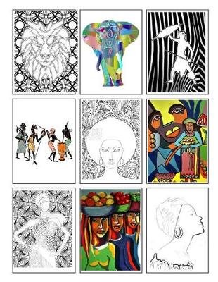 Book cover for Coloring Book of African Art