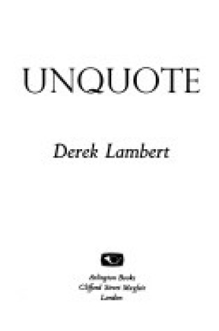 Cover of Unquote