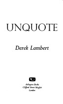 Book cover for Unquote