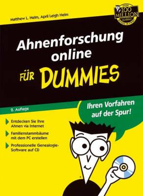 Book cover for Ahnenforschung Online Fur Dummies