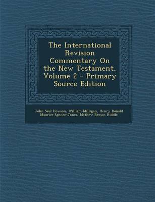 Book cover for The International Revision Commentary on the New Testament, Volume 2