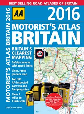 Cover of AA Motorist's Atlas Britain 2016