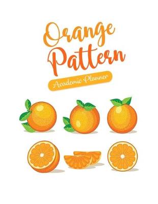 Book cover for Orange Pattern Academic Planner