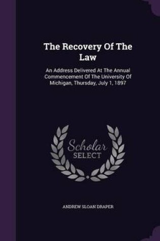 Cover of The Recovery of the Law