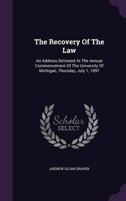 Book cover for The Recovery of the Law