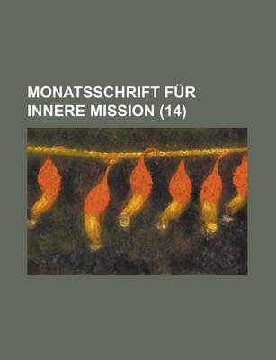 Book cover for Monatsschrift Fur Innere Mission (14)