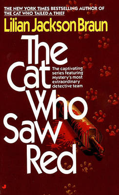 Book cover for The Cat Who Saw Red